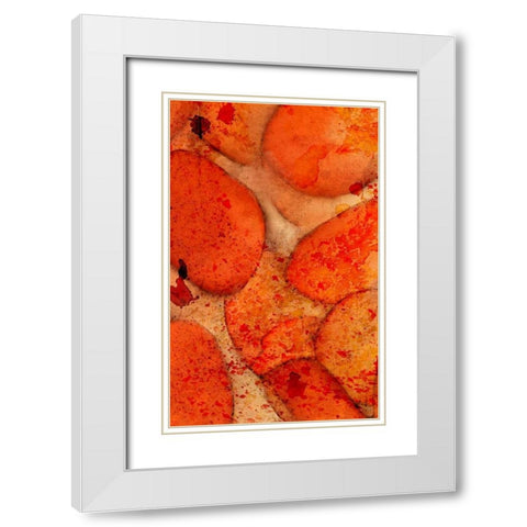 Orange Day A White Modern Wood Framed Art Print with Double Matting by Allen, Kimberly