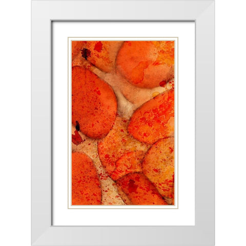 Orange Day A White Modern Wood Framed Art Print with Double Matting by Allen, Kimberly