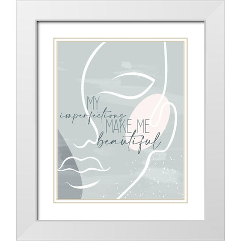 You Are 2 White Modern Wood Framed Art Print with Double Matting by Allen, Kimberly