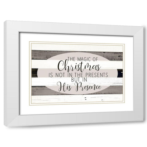 The Magic White Modern Wood Framed Art Print with Double Matting by Allen, Kimberly