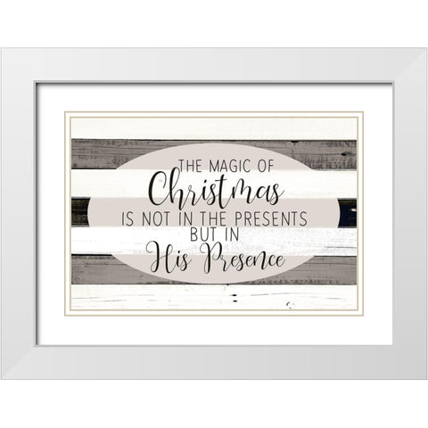 The Magic White Modern Wood Framed Art Print with Double Matting by Allen, Kimberly