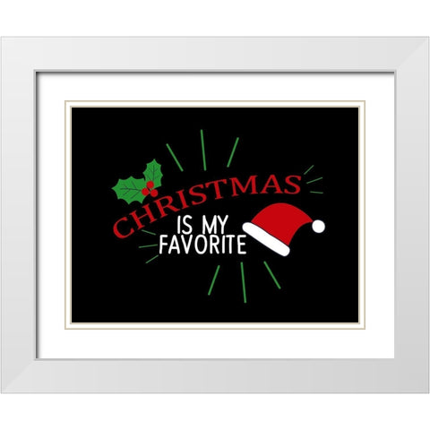 My Favorite White Modern Wood Framed Art Print with Double Matting by Allen, Kimberly