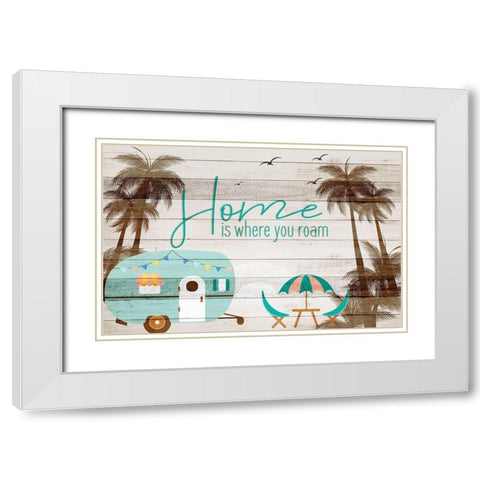 Home Roam White Modern Wood Framed Art Print with Double Matting by Allen, Kimberly