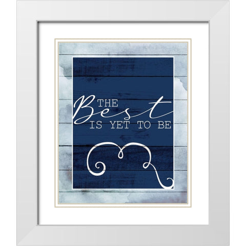 The Best White Modern Wood Framed Art Print with Double Matting by Allen, Kimberly