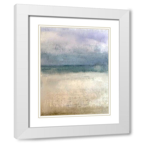 On the Horizon 2 White Modern Wood Framed Art Print with Double Matting by Allen, Kimberly