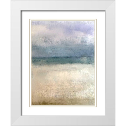 On the Horizon 2 White Modern Wood Framed Art Print with Double Matting by Allen, Kimberly