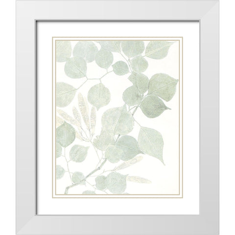Soft 1 White Modern Wood Framed Art Print with Double Matting by Allen, Kimberly