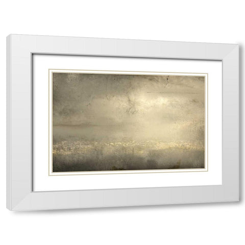 Landscape Layer White Modern Wood Framed Art Print with Double Matting by Allen, Kimberly