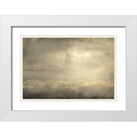 Landscape Layer White Modern Wood Framed Art Print with Double Matting by Allen, Kimberly
