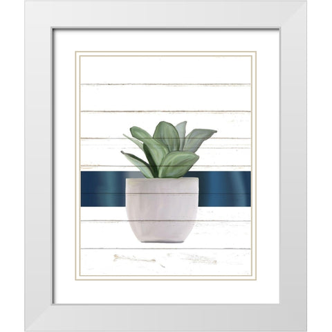 Pots 2 White Modern Wood Framed Art Print with Double Matting by Allen, Kimberly