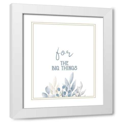 Grateful 11 White Modern Wood Framed Art Print with Double Matting by Allen, Kimberly