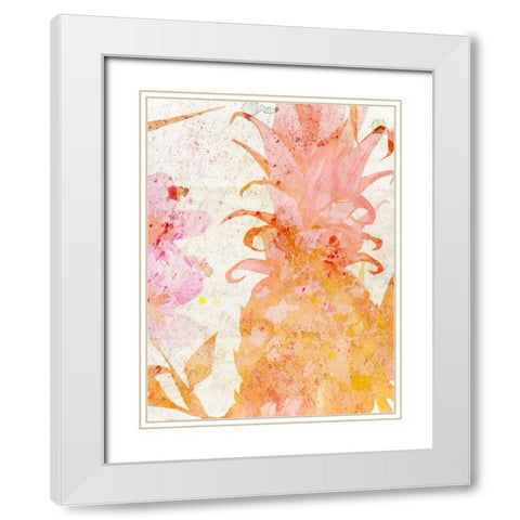Lost in the Tropics 1 White Modern Wood Framed Art Print with Double Matting by Allen, Kimberly