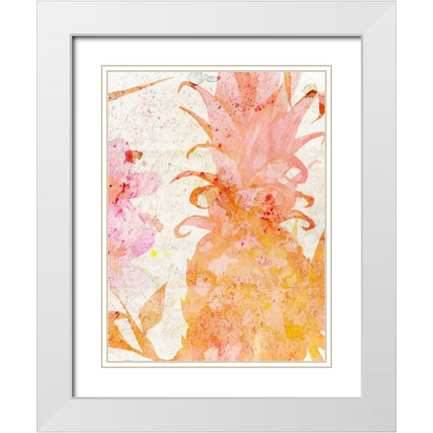 Lost in the Tropics 1 White Modern Wood Framed Art Print with Double Matting by Allen, Kimberly