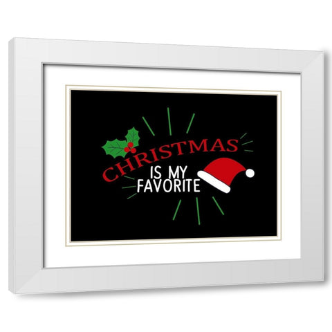My Favorite White Modern Wood Framed Art Print with Double Matting by Allen, Kimberly