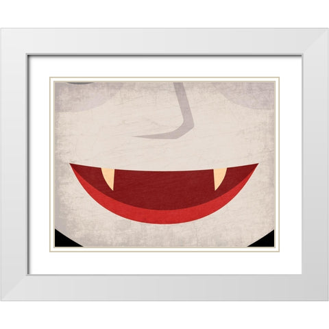 Dracula White Modern Wood Framed Art Print with Double Matting by Allen, Kimberly