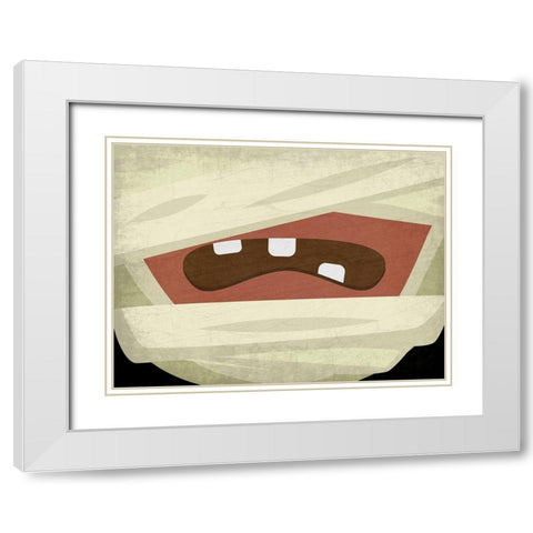 Mummy White Modern Wood Framed Art Print with Double Matting by Allen, Kimberly