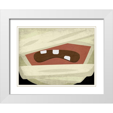 Mummy White Modern Wood Framed Art Print with Double Matting by Allen, Kimberly