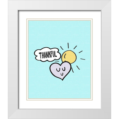 Mindfulness 3 White Modern Wood Framed Art Print with Double Matting by Allen, Kimberly