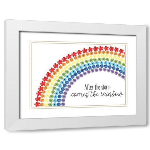 After the Storm White Modern Wood Framed Art Print with Double Matting by Allen, Kimberly