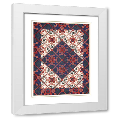 Moroccan 2 White Modern Wood Framed Art Print with Double Matting by Allen, Kimberly