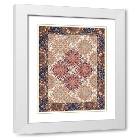 Moroccan 3 White Modern Wood Framed Art Print with Double Matting by Allen, Kimberly