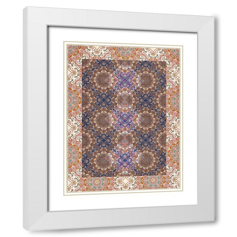 Moroccan 4 White Modern Wood Framed Art Print with Double Matting by Allen, Kimberly