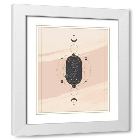 Tarot 3 White Modern Wood Framed Art Print with Double Matting by Allen, Kimberly