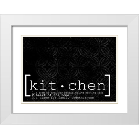 Heart of the Home White Modern Wood Framed Art Print with Double Matting by Allen, Kimberly