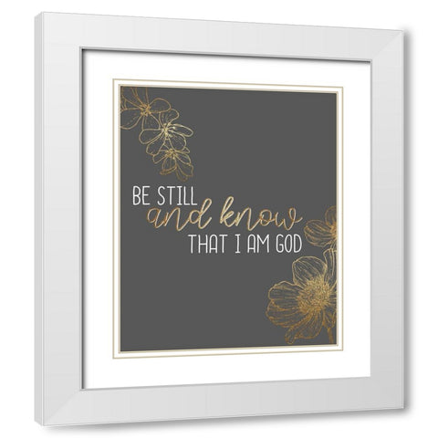 Still White Modern Wood Framed Art Print with Double Matting by Allen, Kimberly