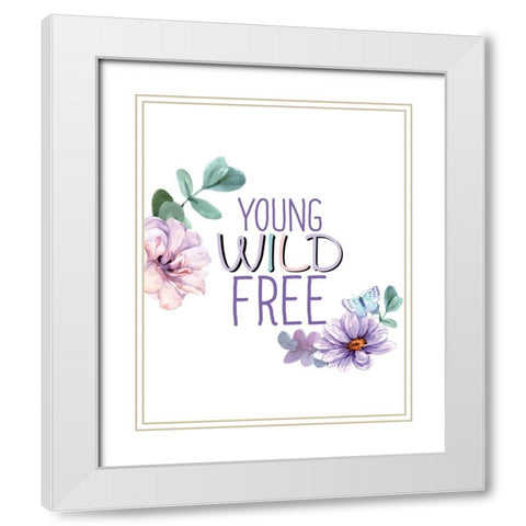 Amazing 2 White Modern Wood Framed Art Print with Double Matting by Allen, Kimberly