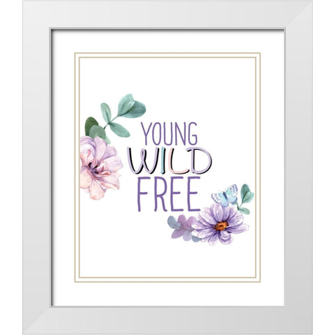 Amazing 2 White Modern Wood Framed Art Print with Double Matting by Allen, Kimberly