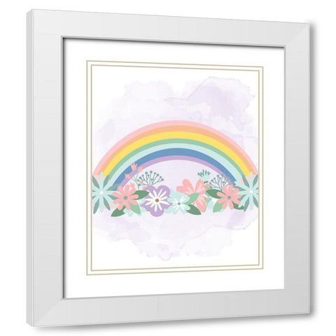 Eat Play Love 2 White Modern Wood Framed Art Print with Double Matting by Allen, Kimberly