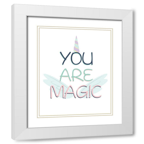 Eat Play Love 3 White Modern Wood Framed Art Print with Double Matting by Allen, Kimberly