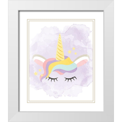Girls Rule 2 White Modern Wood Framed Art Print with Double Matting by Allen, Kimberly