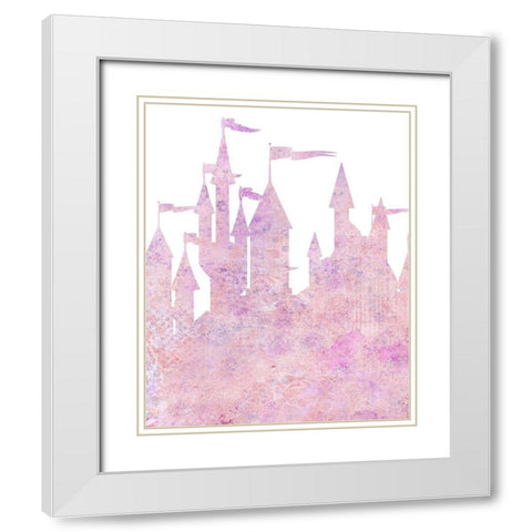 A True Princess 1 White Modern Wood Framed Art Print with Double Matting by Allen, Kimberly
