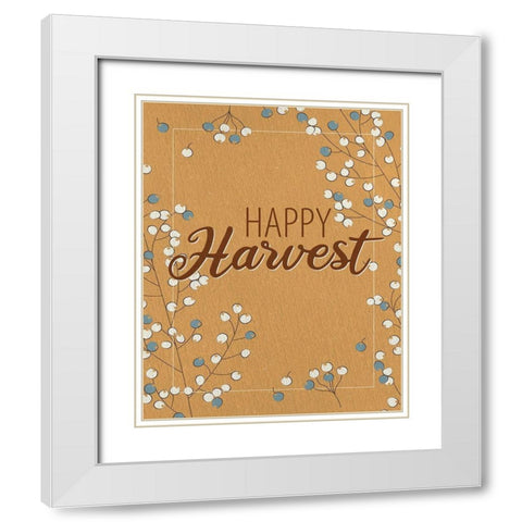 Gather the Harvest 2 White Modern Wood Framed Art Print with Double Matting by Allen, Kimberly