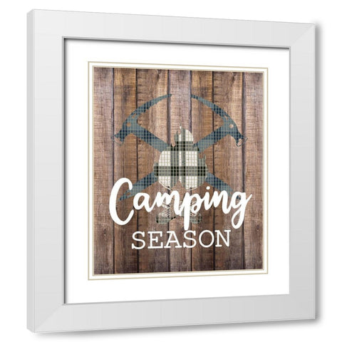 Explore Woods 3 White Modern Wood Framed Art Print with Double Matting by Allen, Kimberly