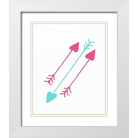 Always Follow Your Heart 2 White Modern Wood Framed Art Print with Double Matting by Allen, Kimberly