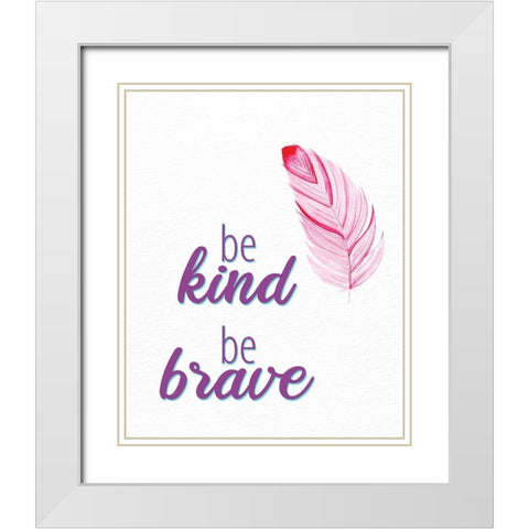 Always Follow Your Heart 4 White Modern Wood Framed Art Print with Double Matting by Allen, Kimberly