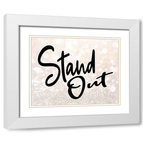 Stand Out White Modern Wood Framed Art Print with Double Matting by Allen, Kimberly