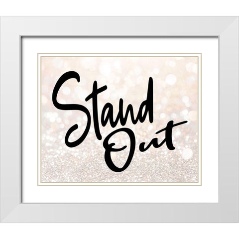 Stand Out White Modern Wood Framed Art Print with Double Matting by Allen, Kimberly