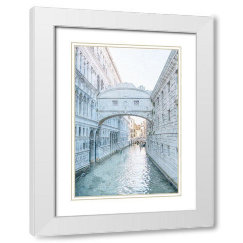 Waterway White Modern Wood Framed Art Print with Double Matting by Allen, Kimberly