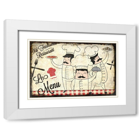 Old Fashioned White Modern Wood Framed Art Print with Double Matting by Allen, Kimberly