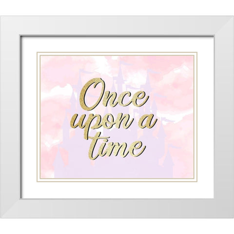 Once Upon a Time White Modern Wood Framed Art Print with Double Matting by Allen, Kimberly