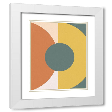 Desert 2 White Modern Wood Framed Art Print with Double Matting by Allen, Kimberly