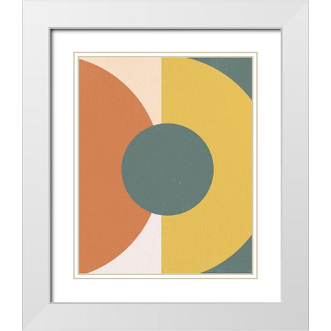 Desert 2 White Modern Wood Framed Art Print with Double Matting by Allen, Kimberly
