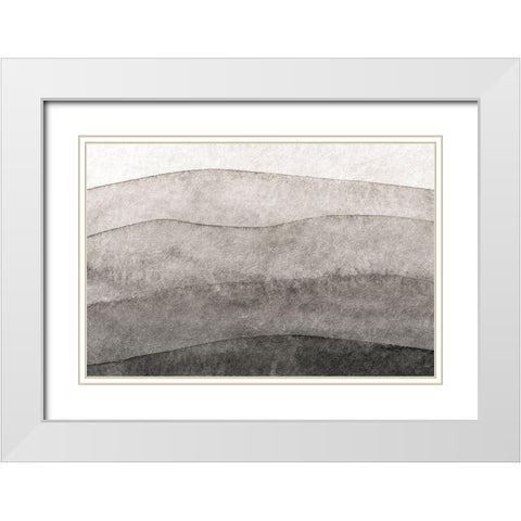 In the Hills White Modern Wood Framed Art Print with Double Matting by Allen, Kimberly