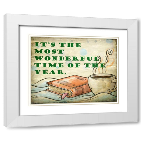 Its the Most Wonderful White Modern Wood Framed Art Print with Double Matting by Allen, Kimberly