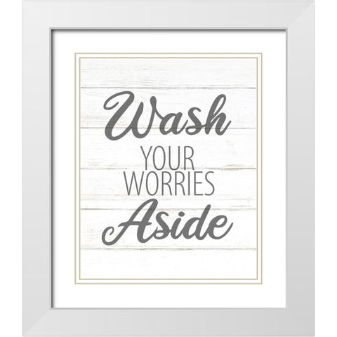 Wash White Modern Wood Framed Art Print with Double Matting by Allen, Kimberly