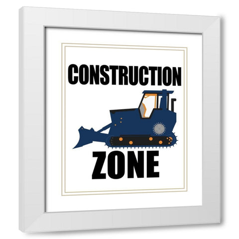 Build 3 White Modern Wood Framed Art Print with Double Matting by Allen, Kimberly